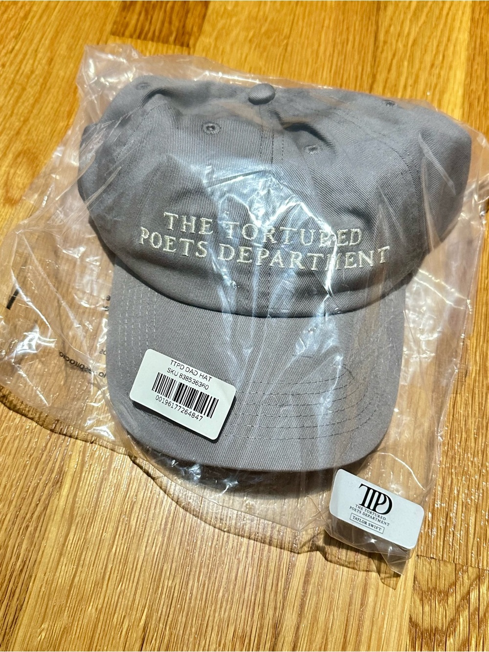 The Tortured Poets Department Grey Hat OS - Picture 4 of 7